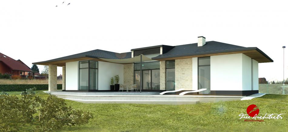 Návrh exteriéru bungalovu
