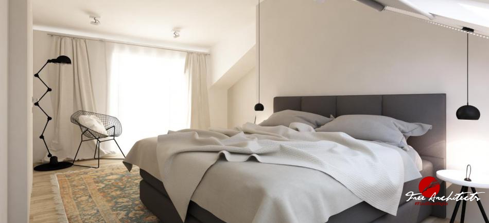 Návrh a design minimalistické ložnice