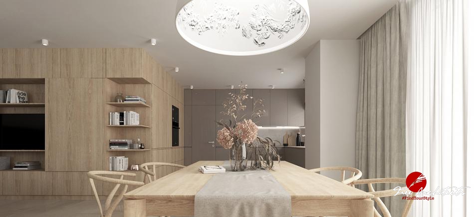 Private apartment interior design Prague 2019