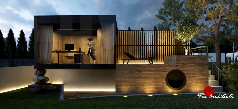 Apartment building reconstruction and office space design Prague 2022