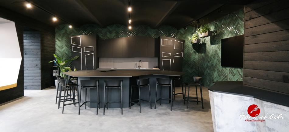 Coworkingová kuchyňka a lounge v IT firmě Loděnice u Berouna 2024