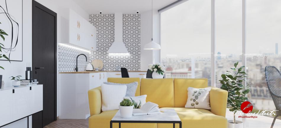 Loft interior design YIT Kavalirka Prague 2015