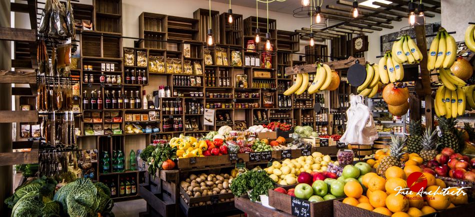 BIIO gurmánské speciality a farmářský krámek Praha 10 Vršovice design a realizace obchodu 50m2 - realizace