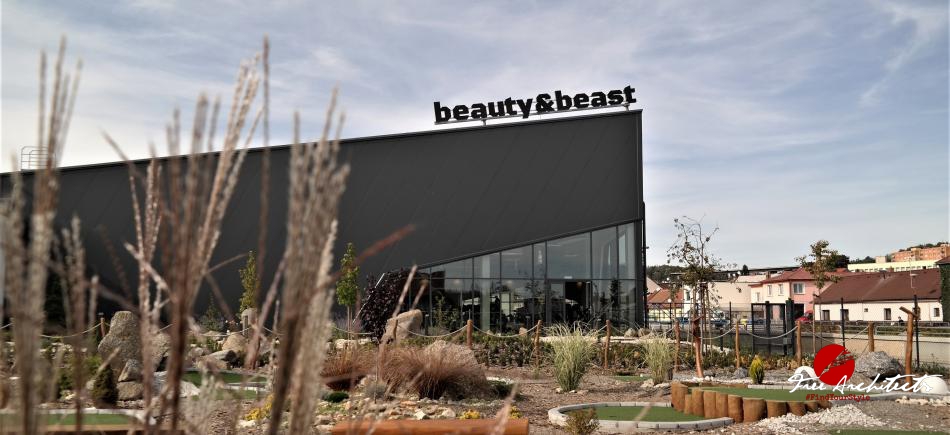 Volnočasové centrum Beauty & Beast Velké Meziříčí wellness I fitness I posilovna I crossfit I sauny I kavárna I minigolf I projekt a realizace 2017-20