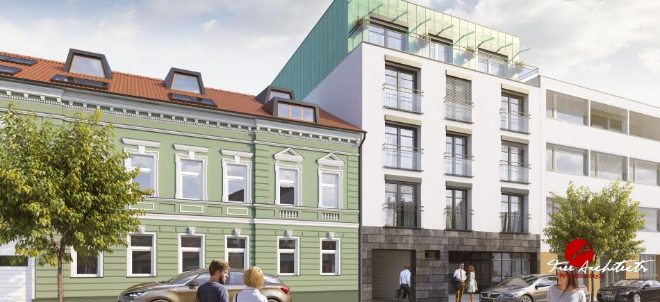 Redesign bytového domu Brno 2018