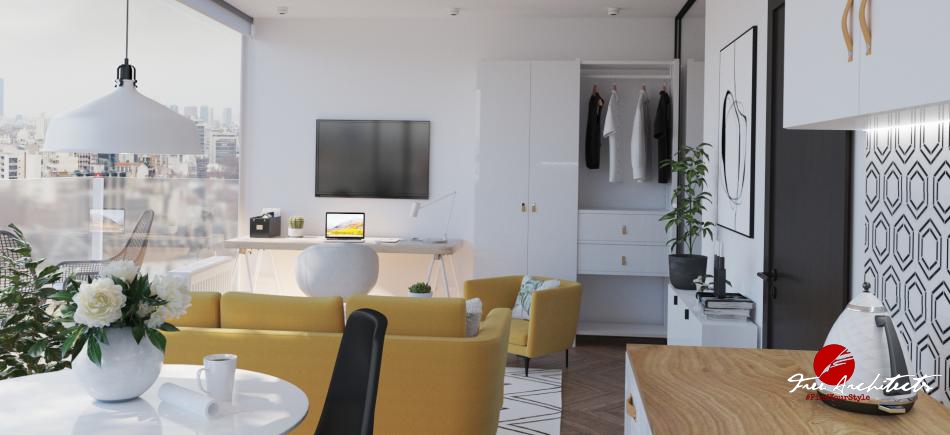 Viviena II Brno apartment interior design for long term rent 2021